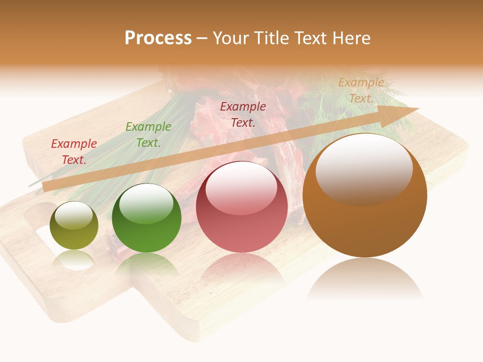 Cut Food Grocery PowerPoint Template