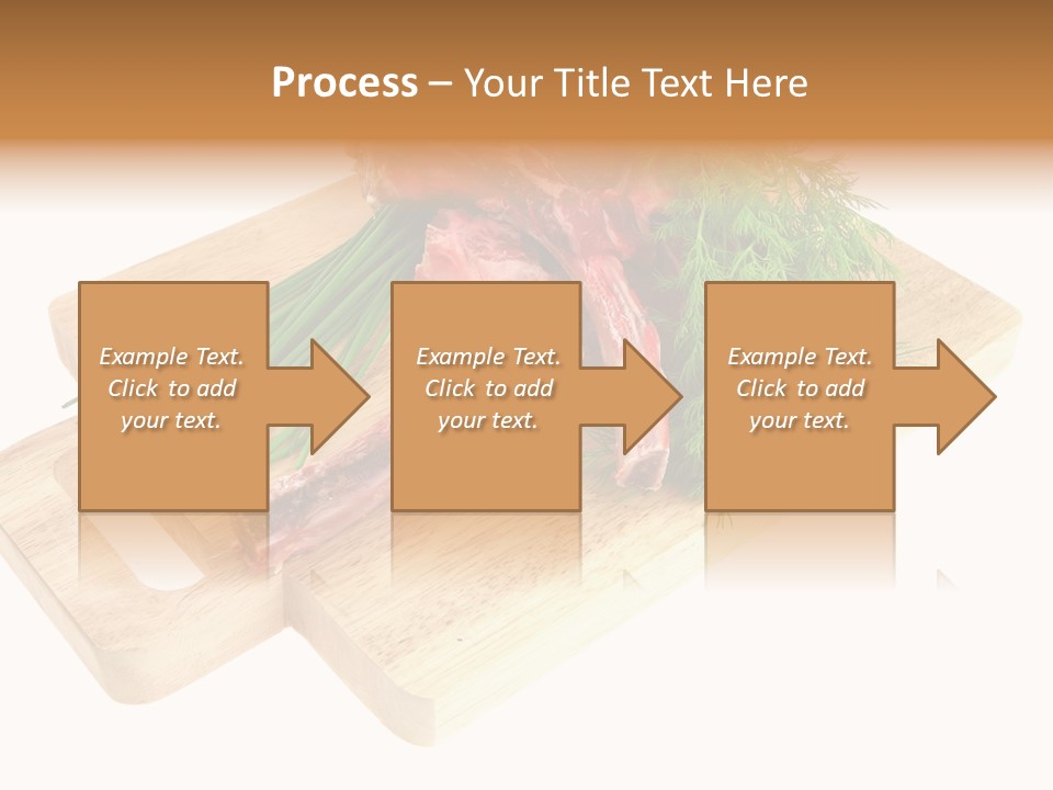 Cut Food Grocery PowerPoint Template