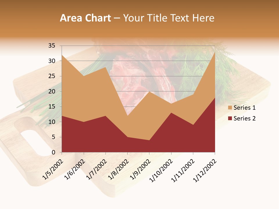 Cut Food Grocery PowerPoint Template
