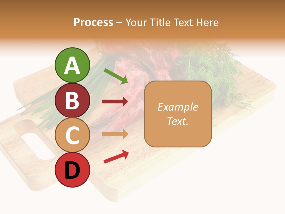Cut Food Grocery PowerPoint Template
