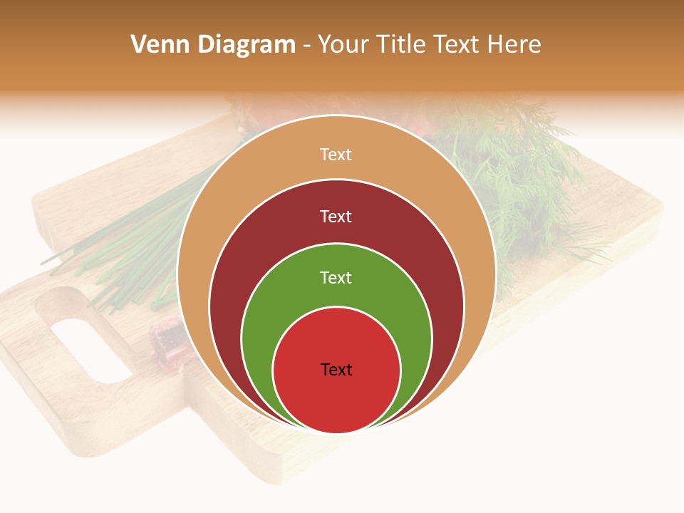 Cut Food Grocery PowerPoint Template