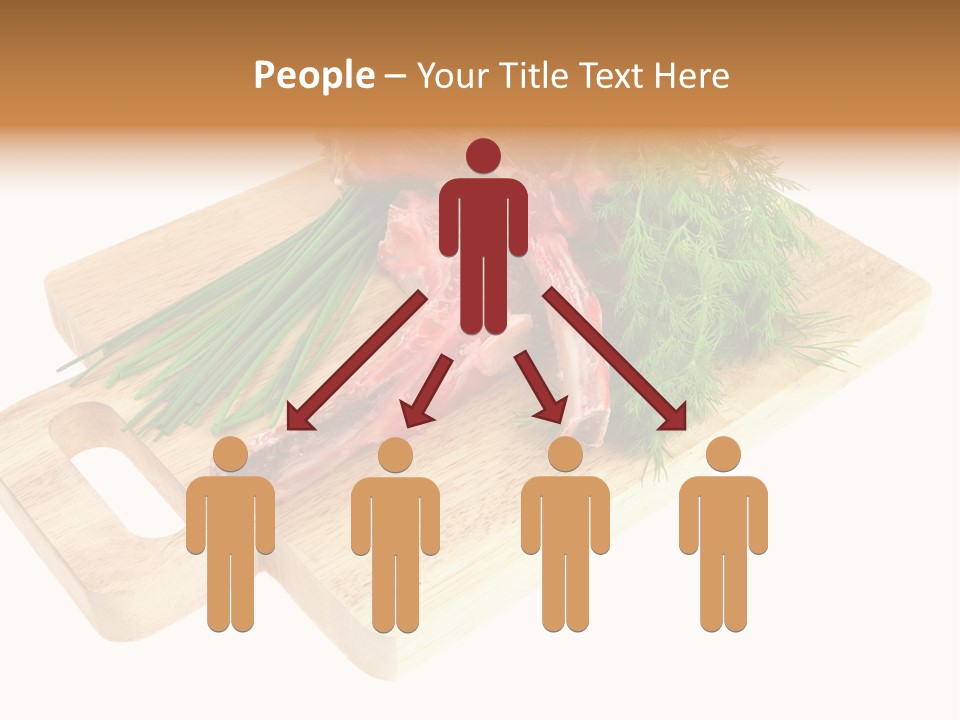 Cut Food Grocery PowerPoint Template