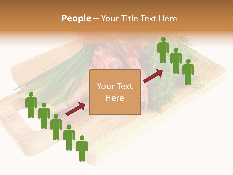 Cut Food Grocery PowerPoint Template