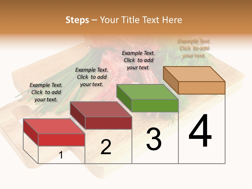 Cut Food Grocery PowerPoint Template