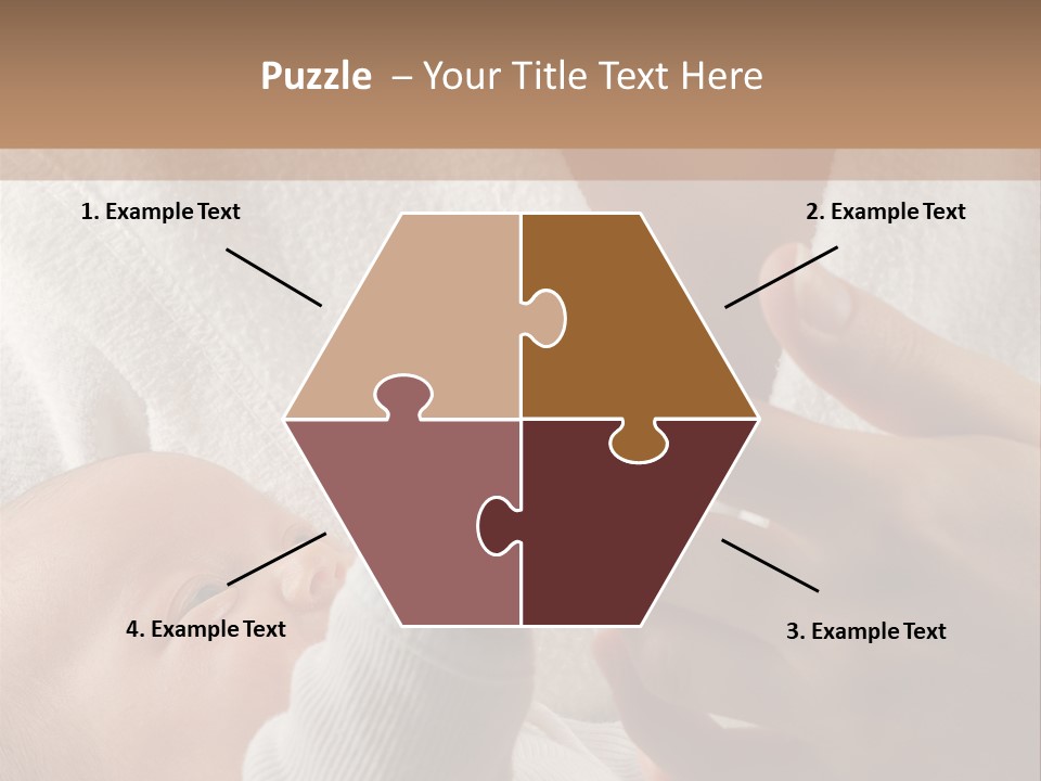 Body Hand Tape PowerPoint Template