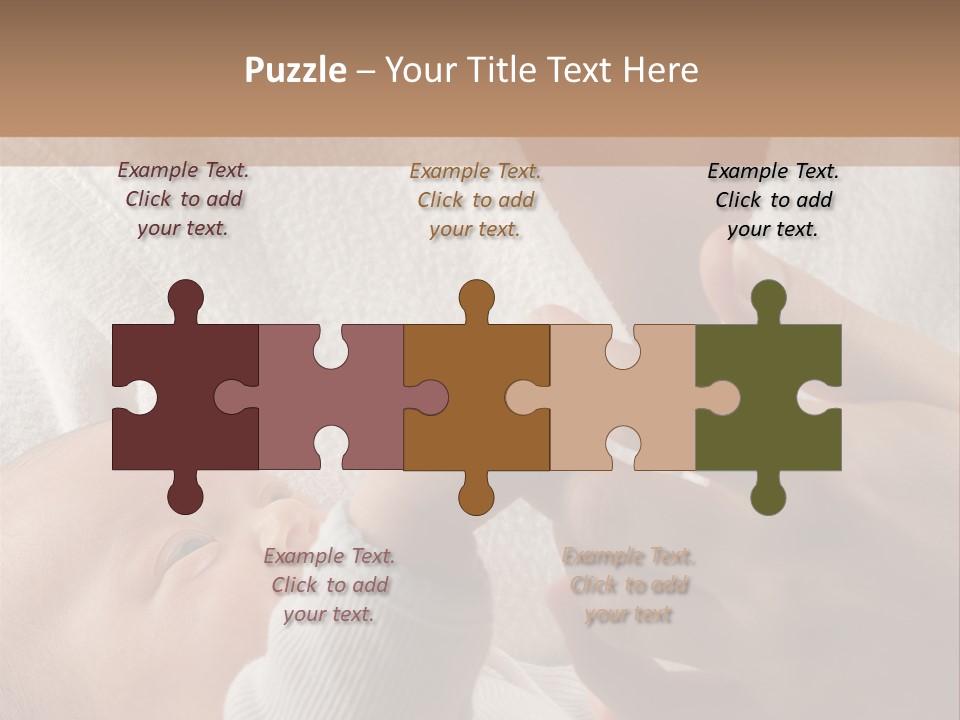 Body Hand Tape PowerPoint Template