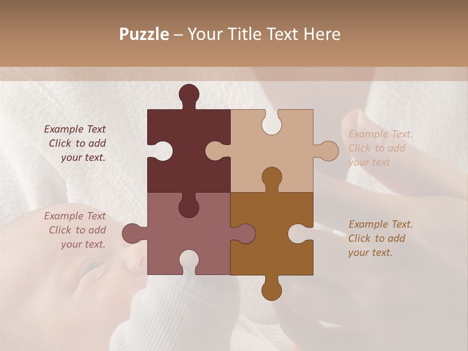 Body Hand Tape PowerPoint Template