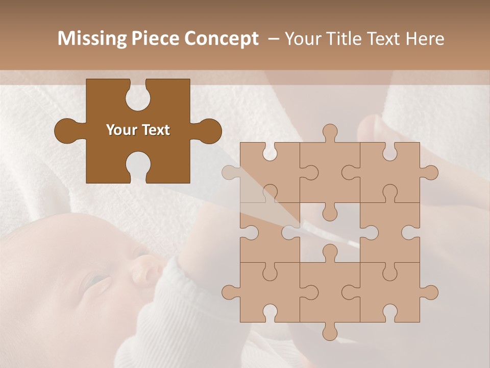 Body Hand Tape PowerPoint Template