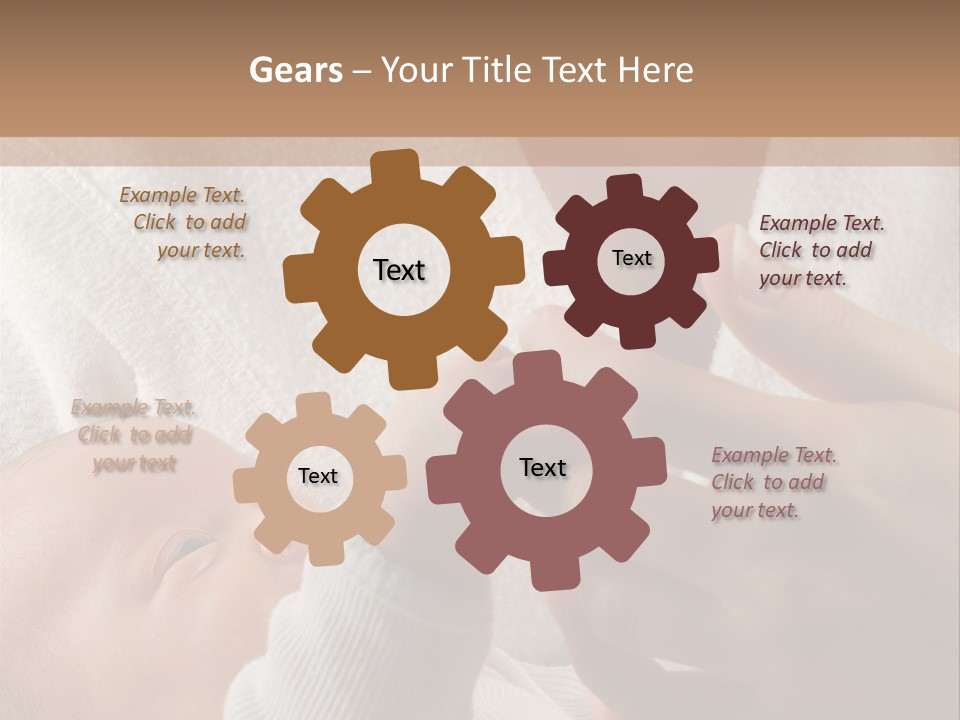 Body Hand Tape PowerPoint Template