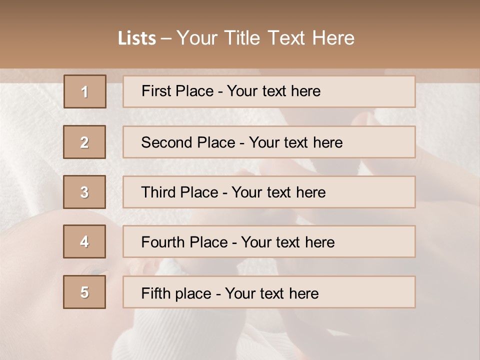 Body Hand Tape PowerPoint Template