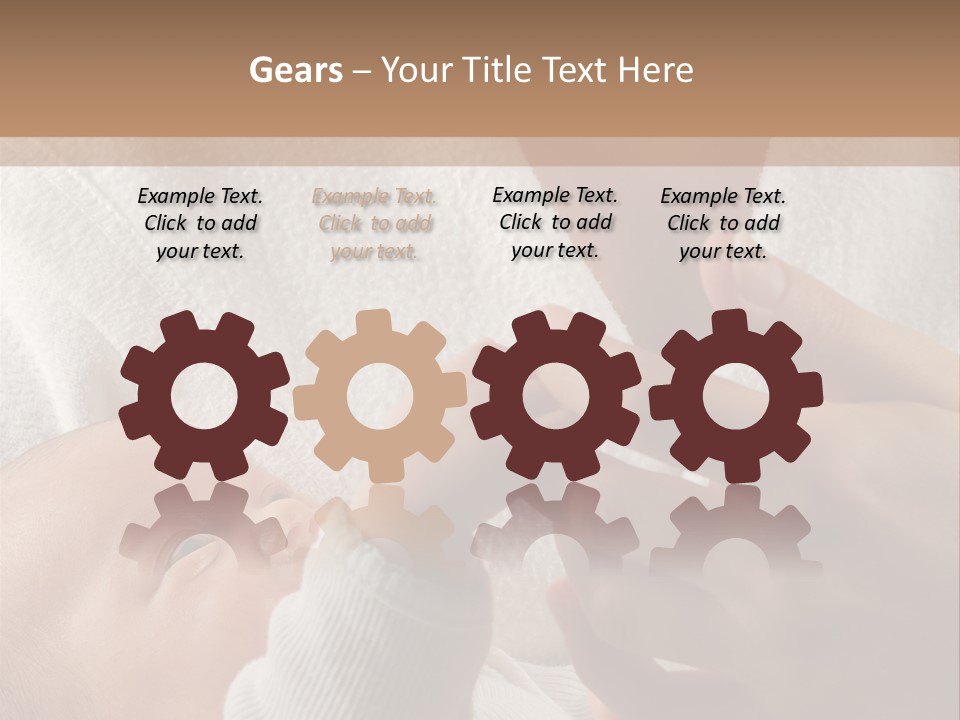 Body Hand Tape PowerPoint Template