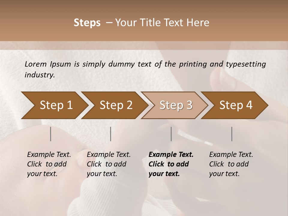 Body Hand Tape PowerPoint Template