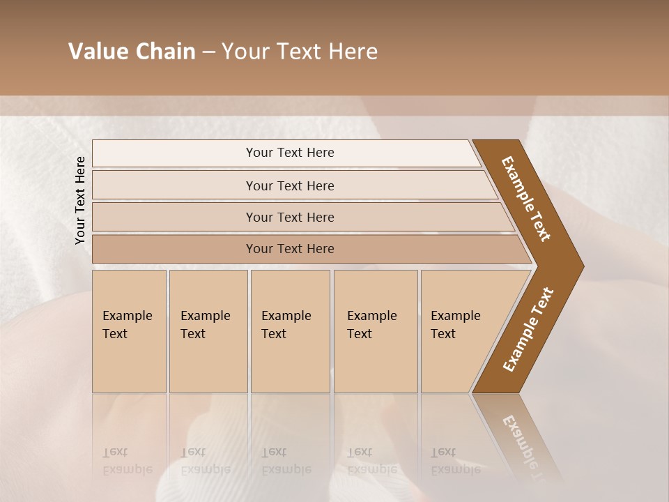 Body Hand Tape PowerPoint Template