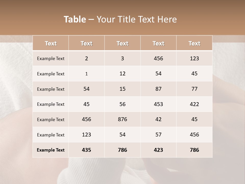 Body Hand Tape PowerPoint Template