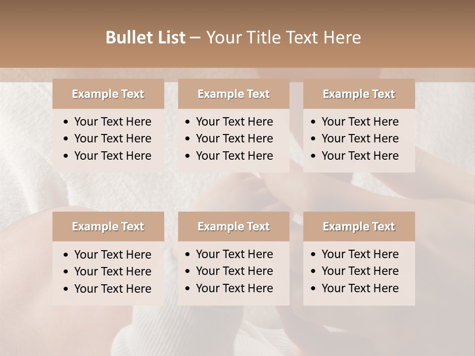 Body Hand Tape PowerPoint Template