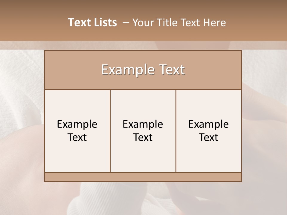 Body Hand Tape PowerPoint Template