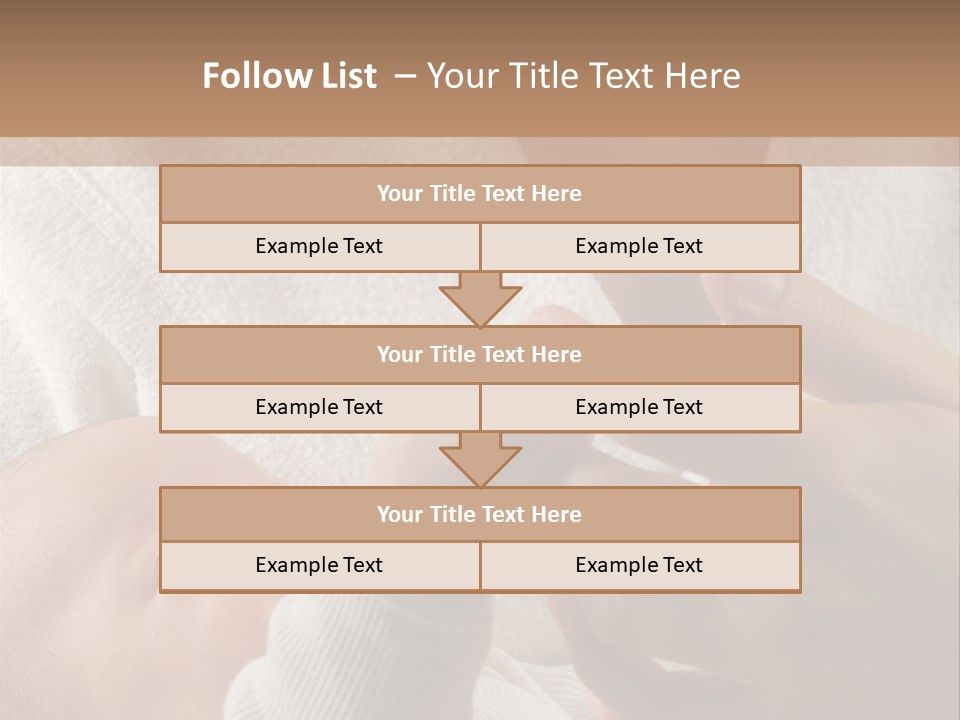 Body Hand Tape PowerPoint Template