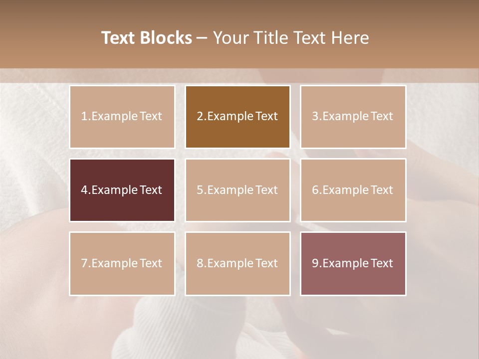 Body Hand Tape PowerPoint Template