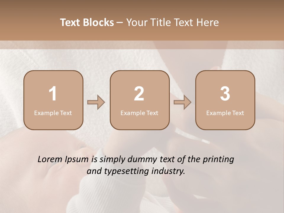 Body Hand Tape PowerPoint Template