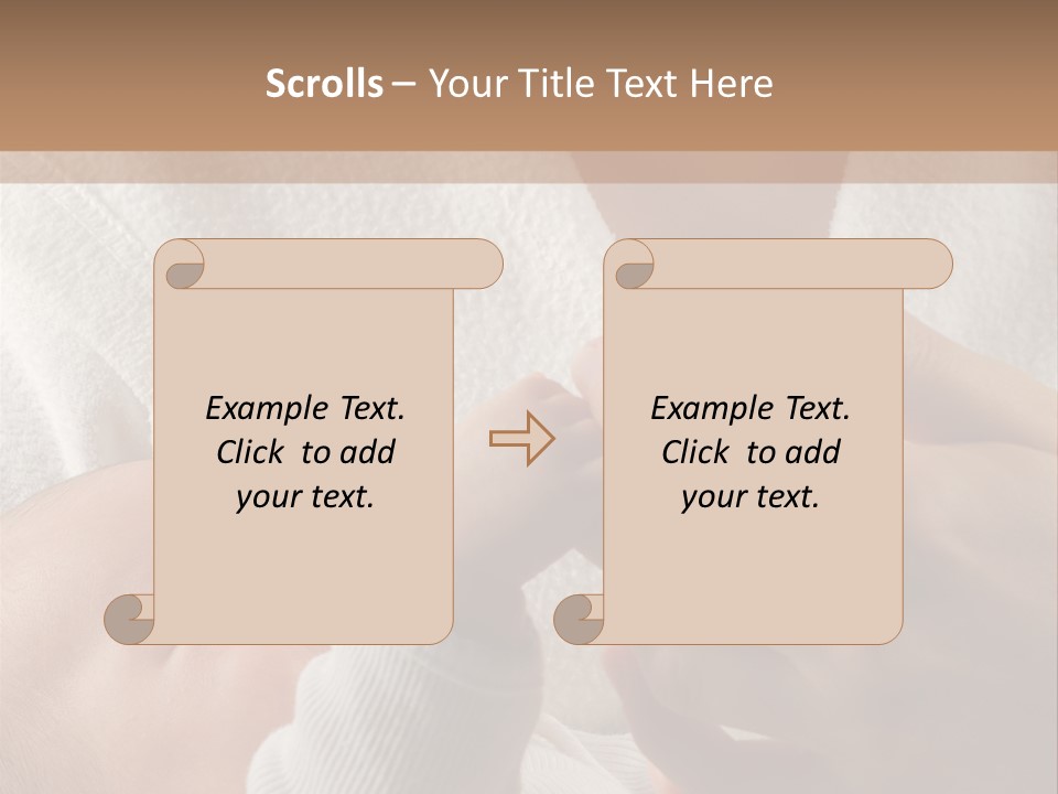 Body Hand Tape PowerPoint Template