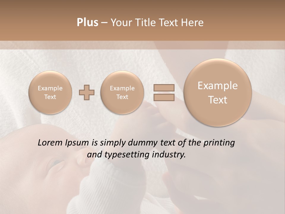 Body Hand Tape PowerPoint Template