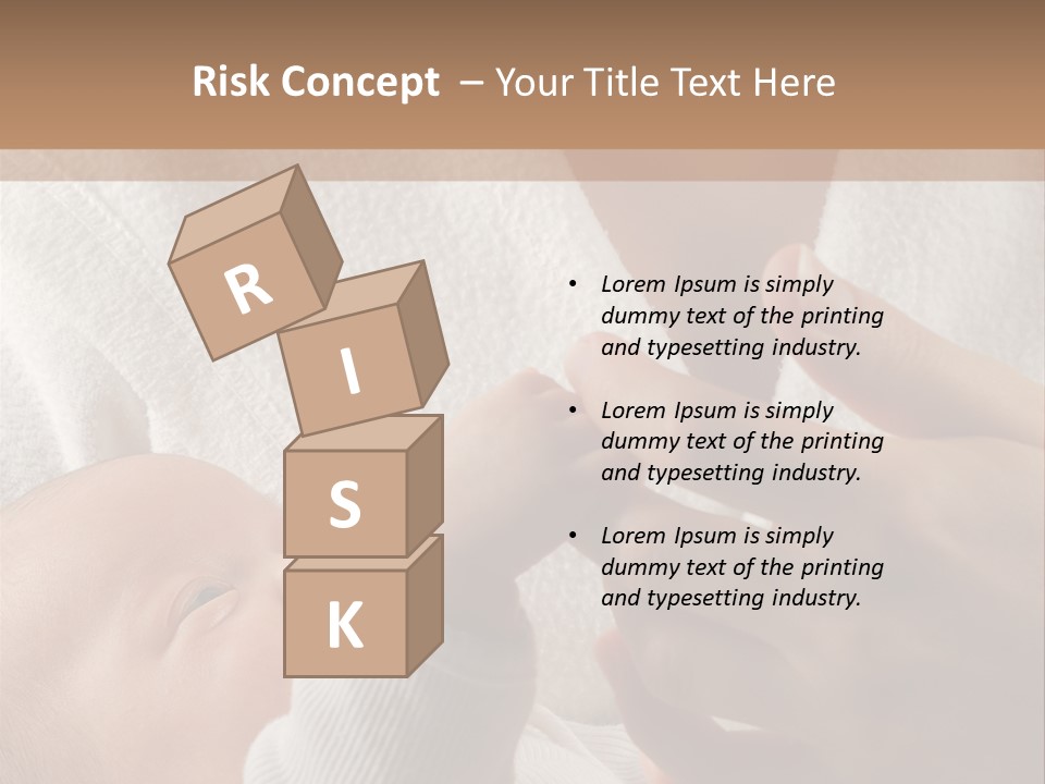 Body Hand Tape PowerPoint Template