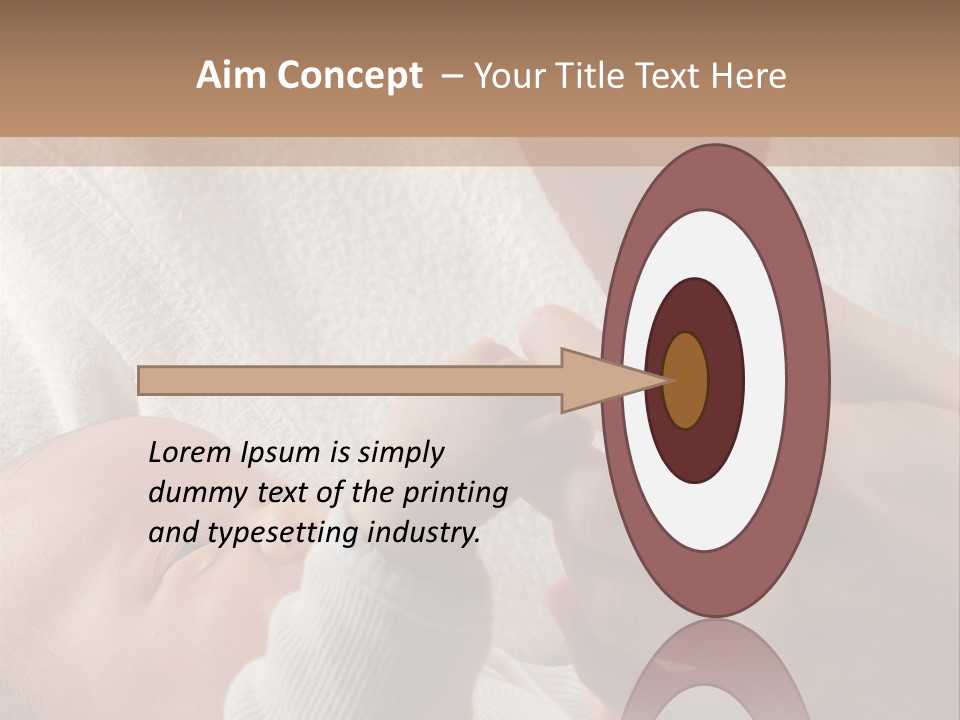 Body Hand Tape PowerPoint Template