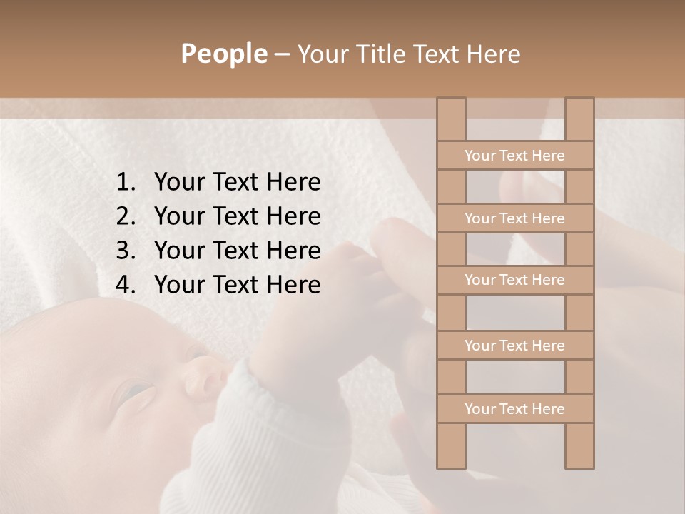 Body Hand Tape PowerPoint Template
