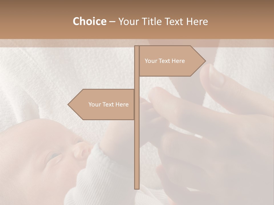 Body Hand Tape PowerPoint Template