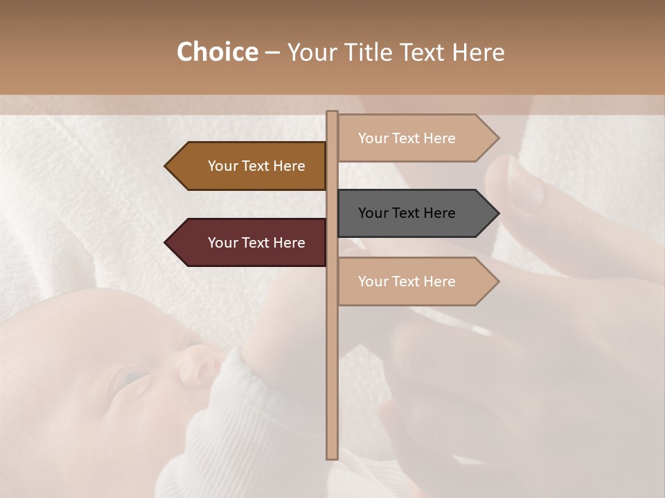 Body Hand Tape PowerPoint Template