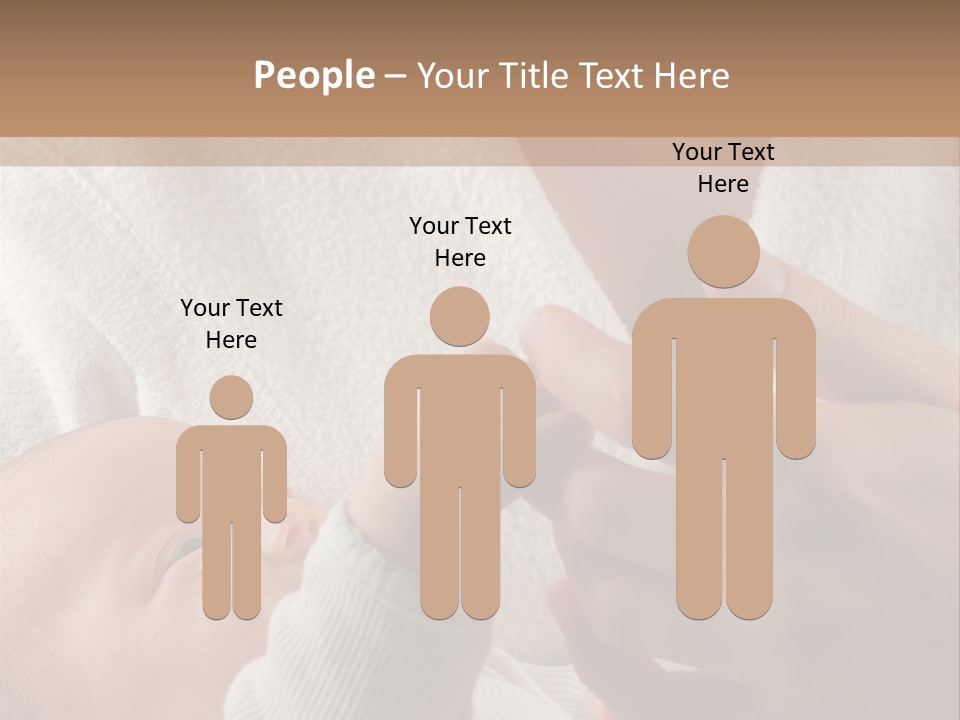 Body Hand Tape PowerPoint Template