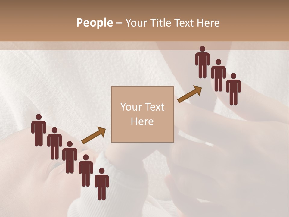 Body Hand Tape PowerPoint Template