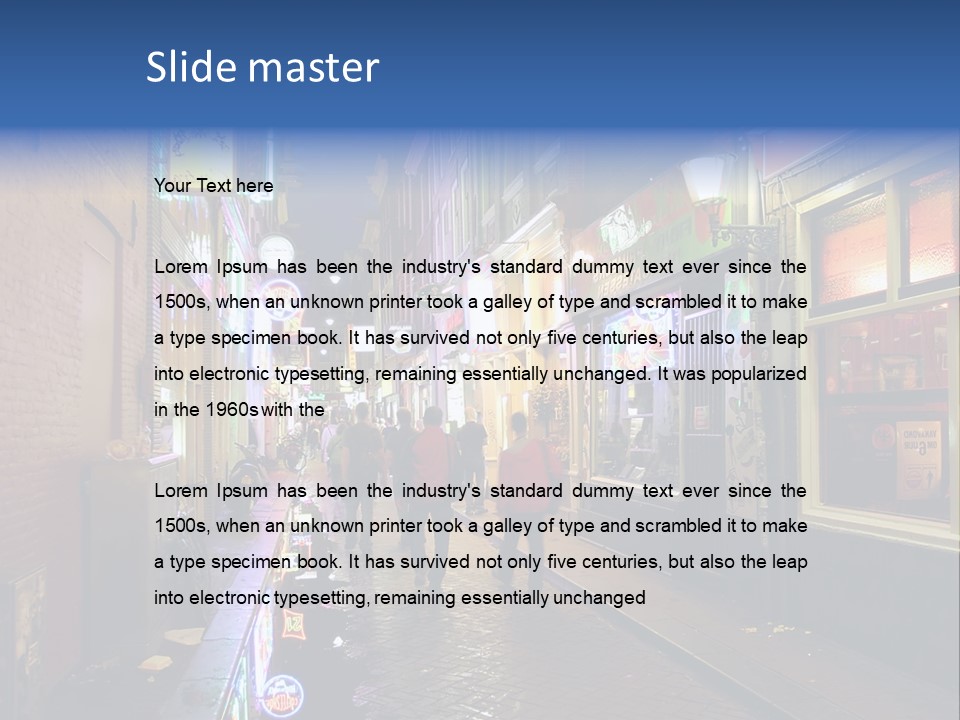 Show District Touristic PowerPoint Template