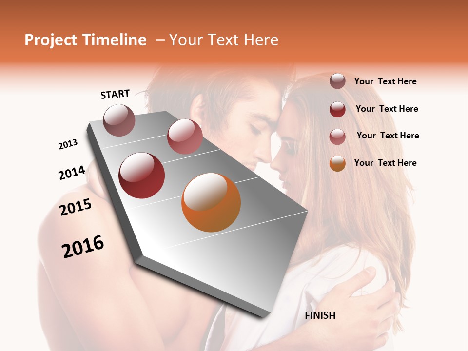 Portrait Girl Perfect PowerPoint Template