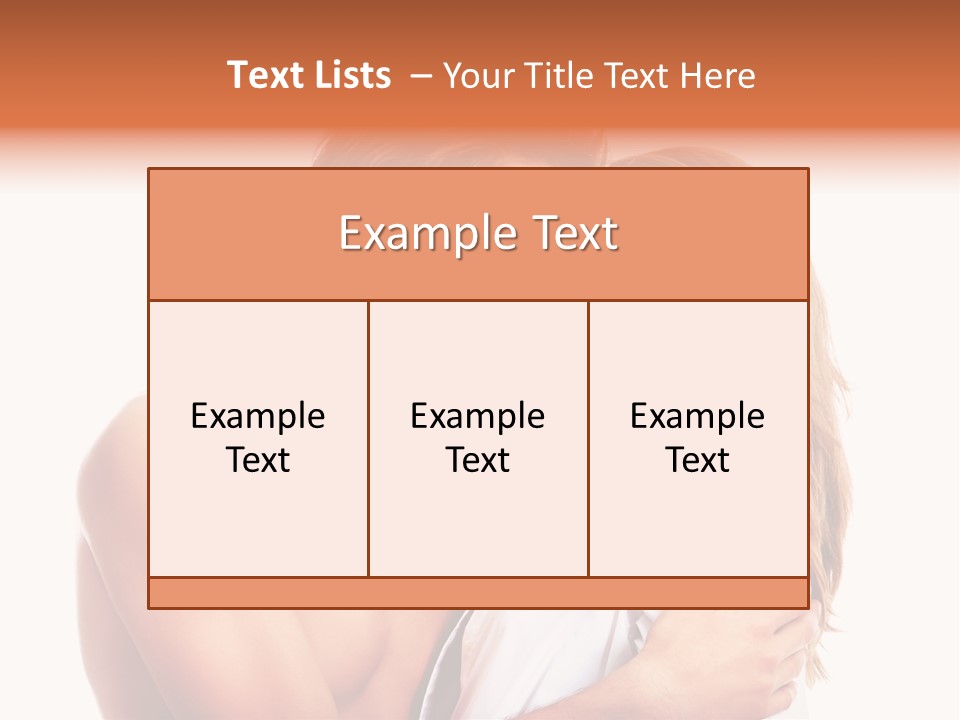 Portrait Girl Perfect PowerPoint Template