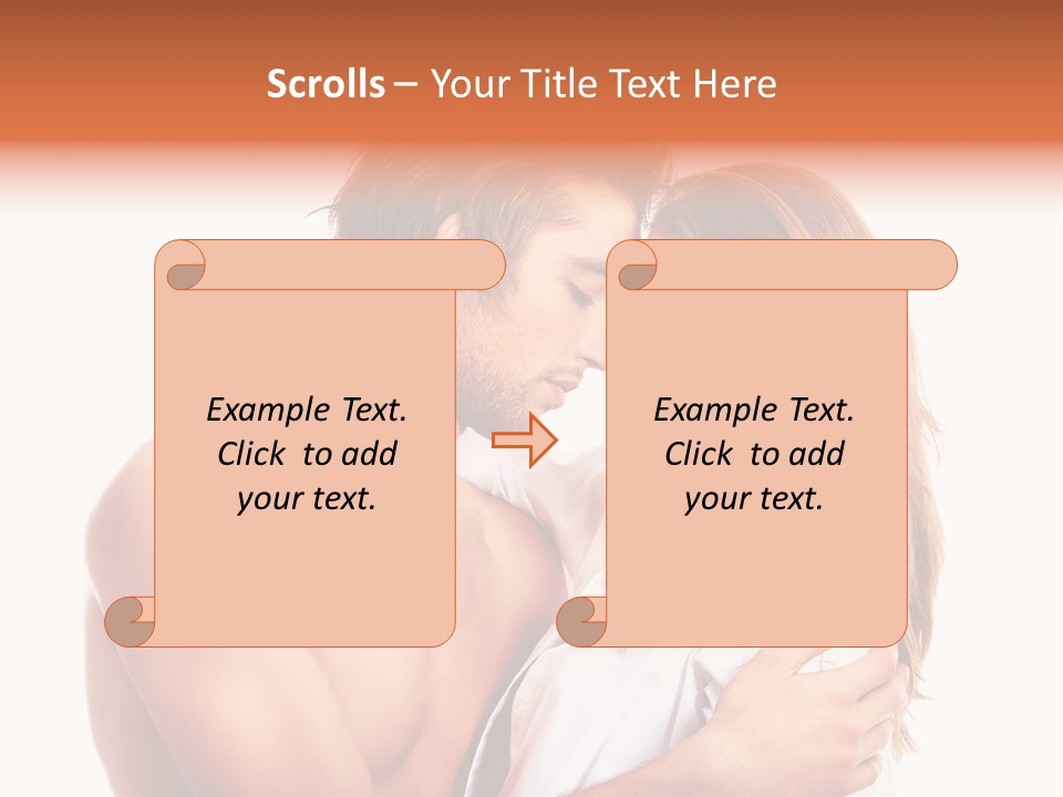 Portrait Girl Perfect PowerPoint Template