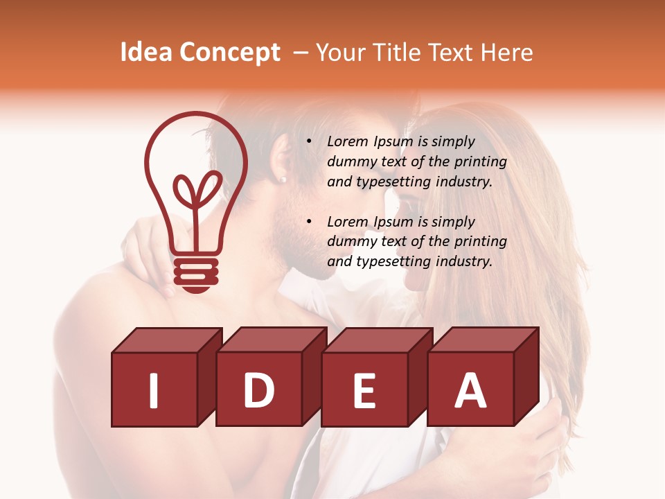 Portrait Girl Perfect PowerPoint Template