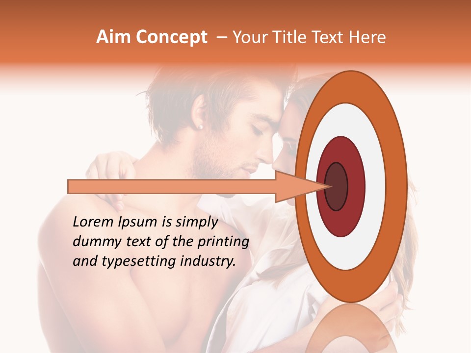 Portrait Girl Perfect PowerPoint Template