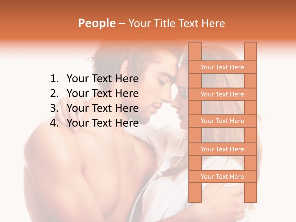 Portrait Girl Perfect PowerPoint Template