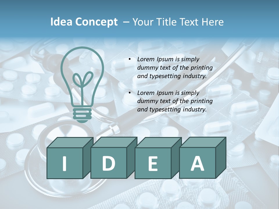 Medical Alternative Medicine Drug PowerPoint Template