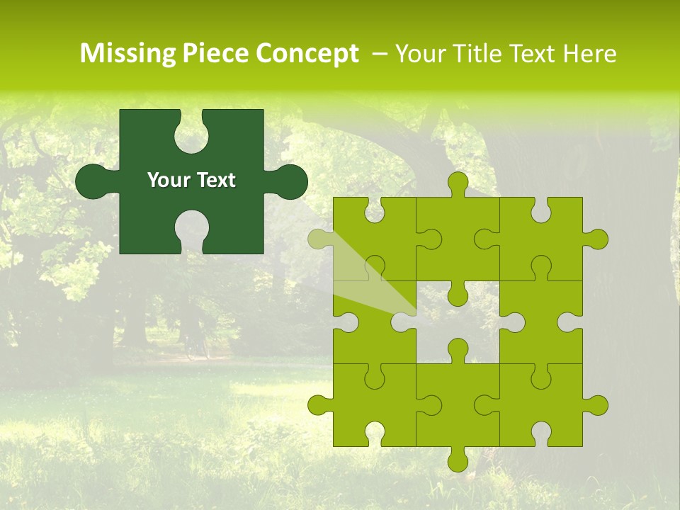 Summer Tree Bark PowerPoint Template