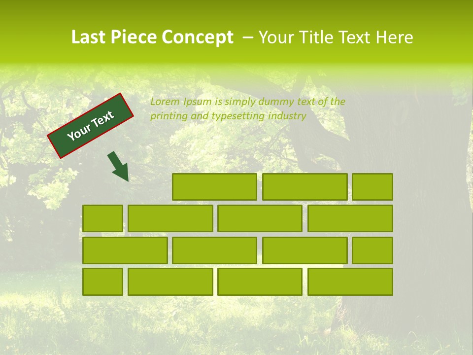 Summer Tree Bark PowerPoint Template