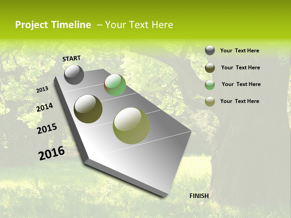 Summer Tree Bark PowerPoint Template