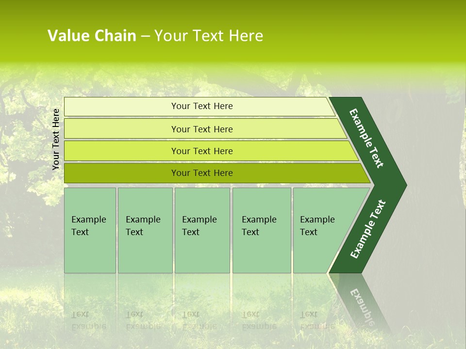 Summer Tree Bark PowerPoint Template