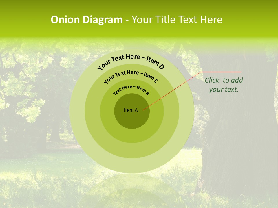 Summer Tree Bark PowerPoint Template