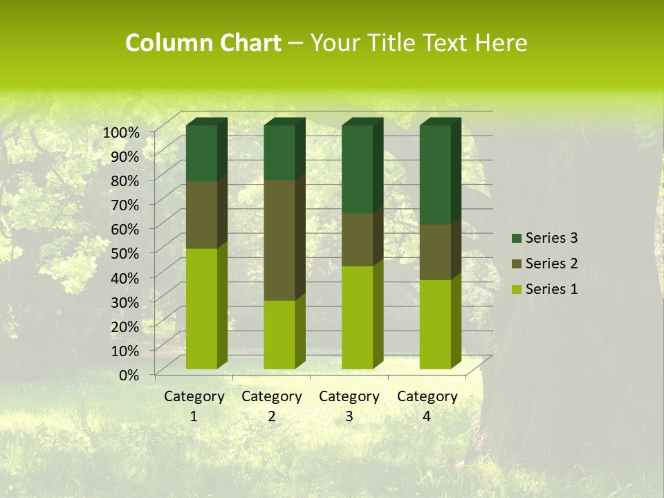 Summer Tree Bark PowerPoint Template