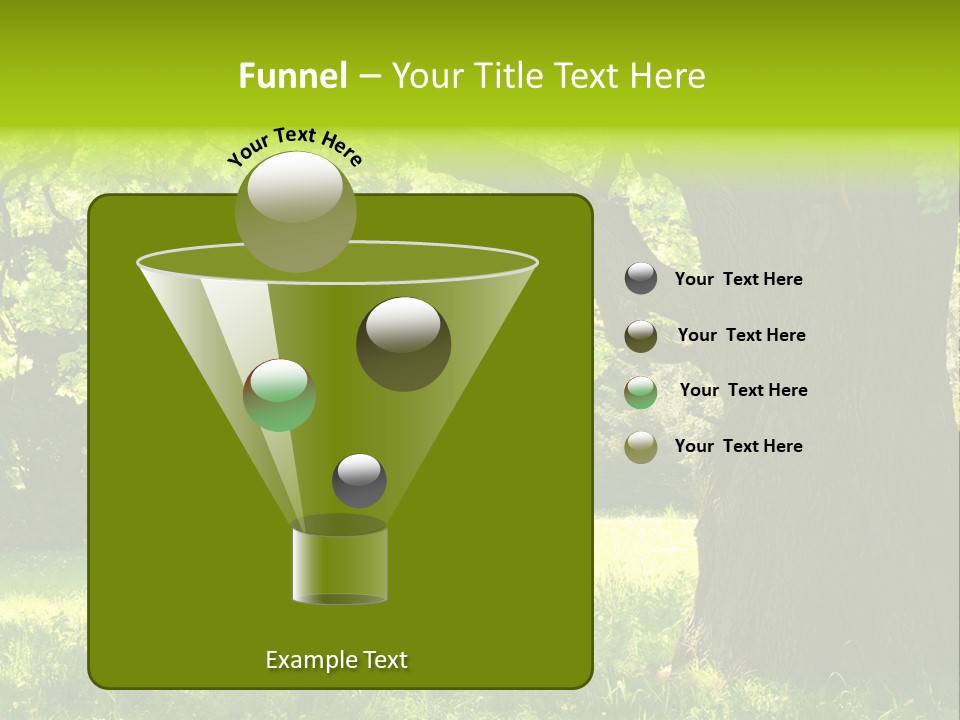 Summer Tree Bark PowerPoint Template