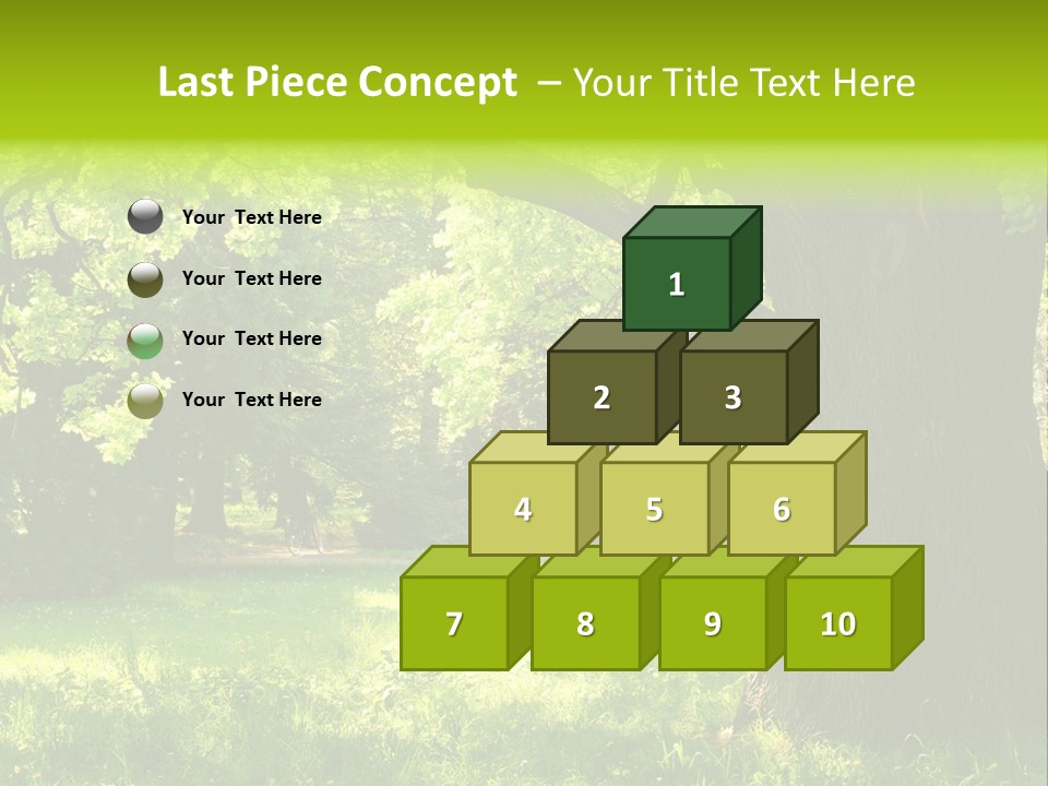 Summer Tree Bark PowerPoint Template