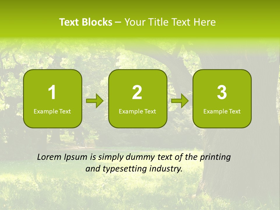Summer Tree Bark PowerPoint Template