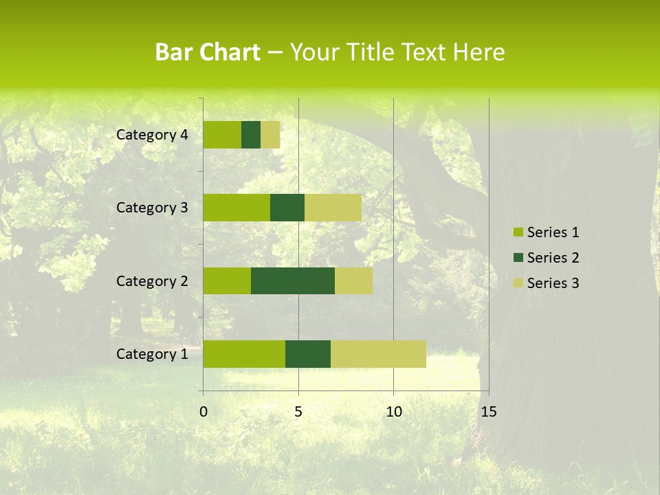 Summer Tree Bark PowerPoint Template